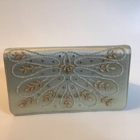 Magid Accessories - Vintage MAGID Hand Beaded Clutch made in the USA